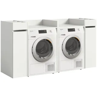 MID.YOU Waschmaschinenschrank 1-tlg. Weiß