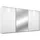 Schwebetürenschrank KULMBACH 368 x 214 x 64 cm Weiß
