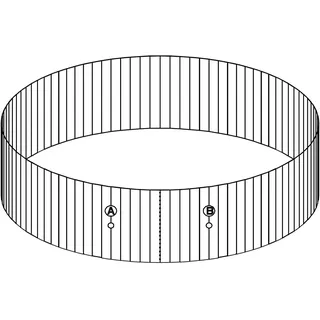 Bestway® Ersatzteil Stahlwandrahmen (granitgrau) für HydriumTM Stahlwandpools Ø 460 x 120 cm, rund