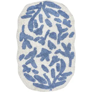Beliani Derik Blau 90 x 60 cm