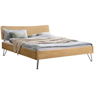 Hasena Bett , Eichefarben , Holz , Eiche , massiv , Höhe ca. 22 cm , 140x200 cm , in verschiedenen Holzarten erhältlich, in verschiedenen Größen erhältlich , Schlafzimmer, Komplette Schlafzimmer und Serien, Schlafzimmerserien