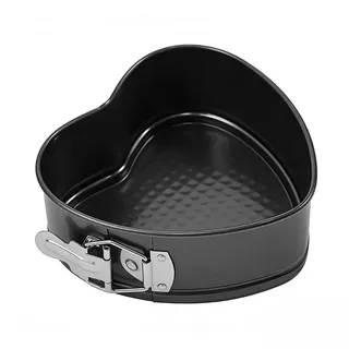 LUPATDY Herzförmig Springform,Tortenform 9‘’ springform 24 cm Herzförmig,Backform mit Antihaftbeschichtet,Karbonstahl Kuchenform für Backutensilien Set - Küchen zubehör kuchenbackform