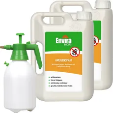 Envira Ameisenspray im Doppelpack mit Drucksprüher - 4000ml