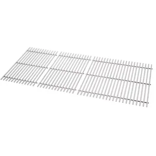 Weber Grillrost dreiteilig Edelstahl Silber