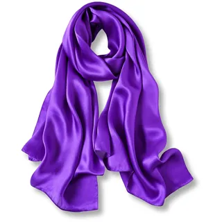 PoeticEHome 100% Maulbeerseide Schal 170x53cm – Seidenschal Damen Langhalstuch für Kopf & Hals | Geschenkverpackung
