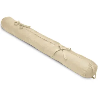 Beautissu Zugluftstopper 10 x 100 cm Creme