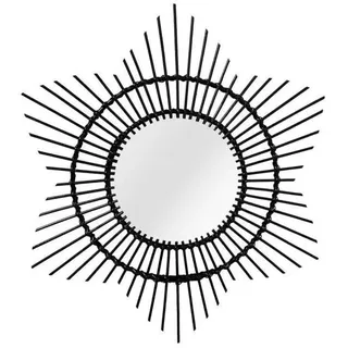 Kayoom Wandspiegel Rattan Spiegel Aina 425«, Schwarz