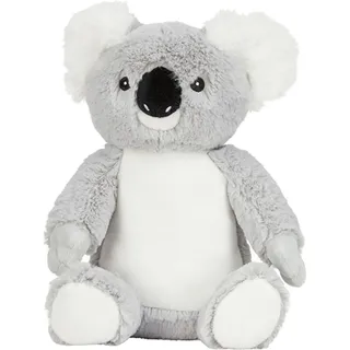 Mumbles MM060 | Mini-Häschen, Löwe, Giraffe, Einhorn und Eule Print Me - Farbe: Koala Bear Grey - Größe: One Size - Weiß