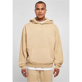 URBAN CLASSICS Heavy Terry Garment Dye Kapuzenpullover Union Beige L