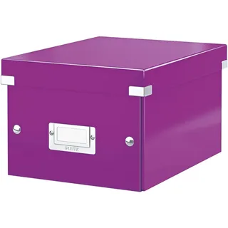Aufbewahrungsbox Click & Store 21,6 x 28,2 x 16 cm 1-tlg. violett