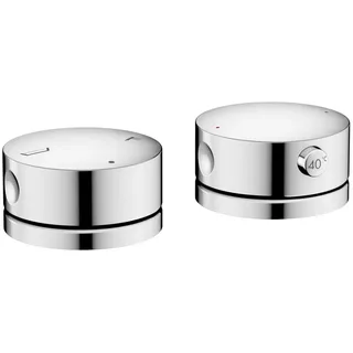 Hansgrohe AXOR One 2-Loch Wannenrandarmatur mit Thermostat Chrom
