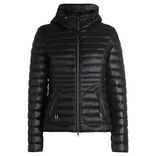 Cartoon Steppjacke "Steppjacke mit Reißverschlusstaschen", schwarz