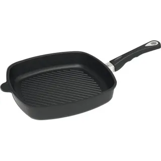 AMT GASTROGUSS Bratpfanne eckig, induktionsgeeignet, Länge: 280 mm, Grillboden