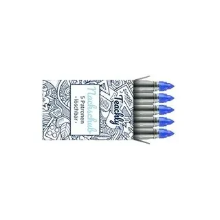 Teachly Tintenrollerminen blau löschbar 0,6 mm 5 St.