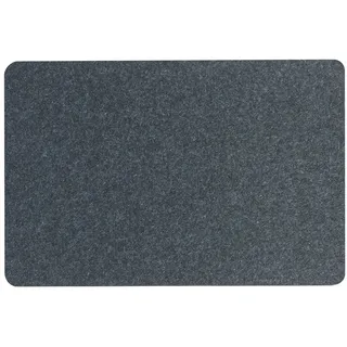 Zeller Present, SCHÖNER LEBEN. PRAKTISCH WOHNEN. Platzset, Filz, anthrazit