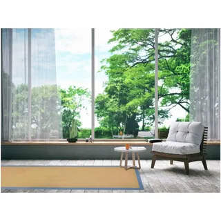 carpetfine Sisalteppich »Sisal , auch als Läufer erhältlich« rechteckig 5 mm Höhe mit farbiger Bordüre, Anti Rutsch Rückseite, viele Größen, Wohnzimmer, blau