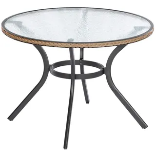 Merxx Ravenna Gartentisch Ø 100 x 74 cm natur