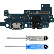 MMOBIEL Ladebuchse Kompatibel mit Samsung Galaxy A31 2020 - Dock Connector USB C - Audio Jack/Mikrofon/Antenne Ersatz - Inkl. Schraubenzieher