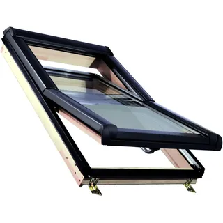 Roro Holz-Dachfenster KB3.0 VSG 74 cm x 118 cm Kiefer