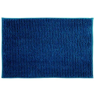 MSV Chenille 60 x 90 cm blau