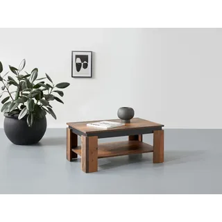 Hela Couchtisch TIM schwarz-weiß MDF 90 x 40 x 60 cm