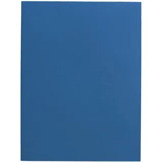 Alevar Ordner mit 3 Klappen aus Karton Bristol 200 g, Format 25 x 34,5 cm, Farbe Blau, Packung mit 25 Stück