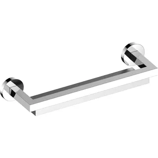 Keuco Edition 90 Duschablage 34 cm, mit Abzieher, Aluminium verchromt | Made in Germany, inkl. Schrauben und Dübel, Duschregal zum Bohren