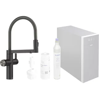 Blanco CHOICE Icona Küchenarmatur Edelstahl Schwarz Matt