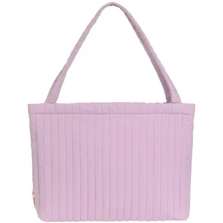 Lässig Shopper Wickeltasche Lavender/Weiß