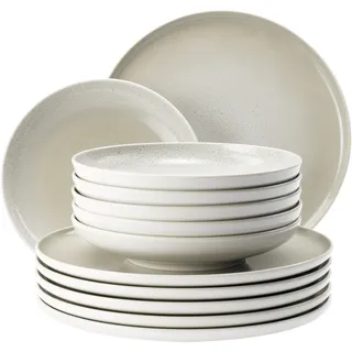 SELTMANN WEIDEN Sento Home Tafelservice 12-tlg. beige/aura cream
