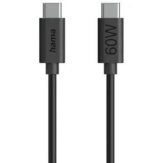 Hama USB-C auf USB-C 1,2 m Schwarz