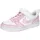 Court Borough Low Kinder White/Pink Foam 33,5