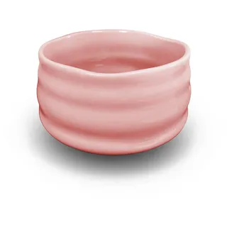 AIYICIII Matcha-Schale aus Keramik, handgefertigt, japanische Grünteetasse, Matcha-Tee-Schneebesen-Schüssel für Zeremonie, Chawan, 500 ml, Rosa