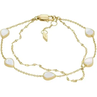Fossil Teardrop Armband mit Perlmutt goldfarben JF04317710