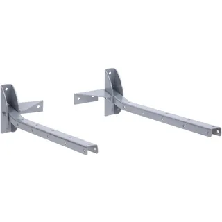 Sauvic Wäscheständer für die Wand, grau, klappbarer, 54 cm.