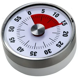 Butlers Eieruhr Right On Time , Weiß , Metall , 8x3x3 cm , Küchenzubehör, Küchenhelfer