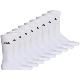 Fila Tennissocken 9 Paar Weiß 39-42