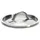 Deckel aus satiniertem Edelstahl 16 cm 3509 16 Silber