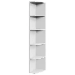WIMEX Eckregal 30 x 185 x 38 cm Weiß