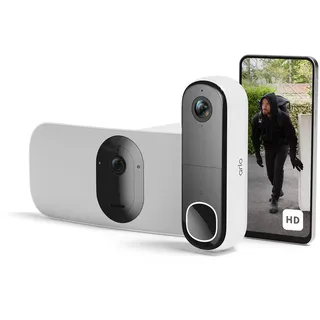 Arlo 2K Floodlight Überwachungskamera Weiß