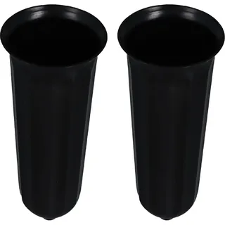 Grabvase und Friedhofsvase - Kunststoffvase für Gräber, Memorial Vase für eine Vielseitige Dekorative Lösung, Grabvase Urne Vase mit Sockel, Friedhofsvasen für Indoor und Outdoor Verwendung