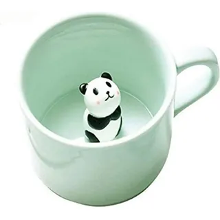 3D Tier-Morgen-Schale Keramik-Becher Panda 230ml Geschenk.IsTrue4055