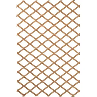 Nature Garten Rankgitter 100x300 cm Holz Braun - Braun