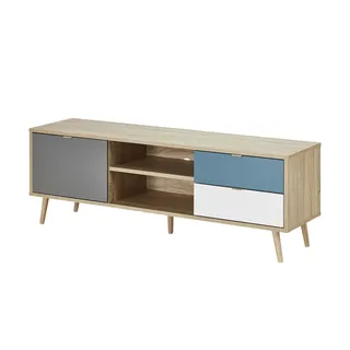 Finori Cuba TV-Board 150 cm Mehrfarbig Holzwerkstoff