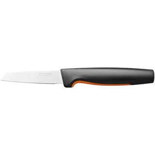 Fiskars Functional Form Schälmesser 8 cm Schwarz/Orange