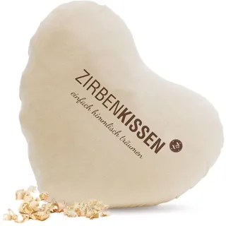 Zirben Kissen Herz Natur 40x40 cm 1 St