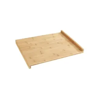 Wenko Schneidebrett mit Anlegekante Bambus