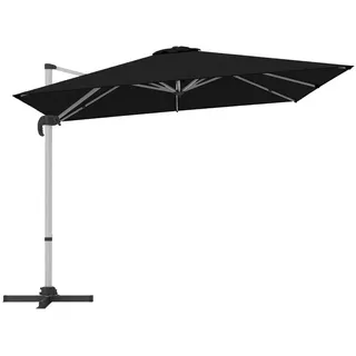 Costway AMPELSCHIRM 300 x 300 cm Schwarz