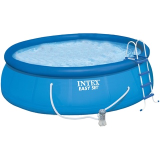 Intex Easy Set Pools K.-F.S.A.B. Aufstellpool mit Filter 457cm x 122cm | 128168NP, Blau