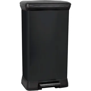 Curver Deco bin metalics 50 l Schwarz